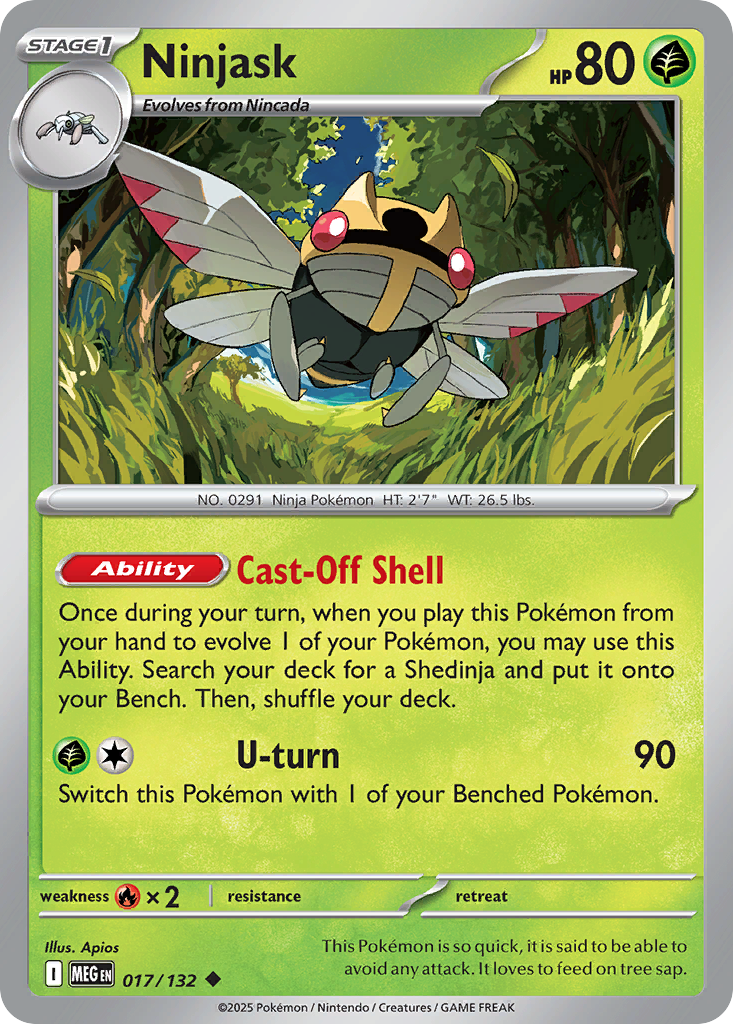 Ninjask  - 017/132