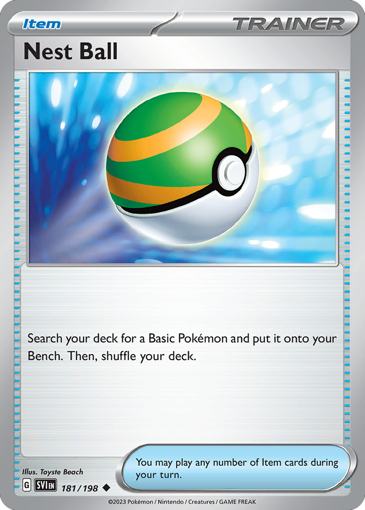 Nest Ball  - 181/198 - Reverse Holofoil