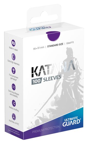 Ultimate Guard - Katana Sleeves - Standard Size - Purple