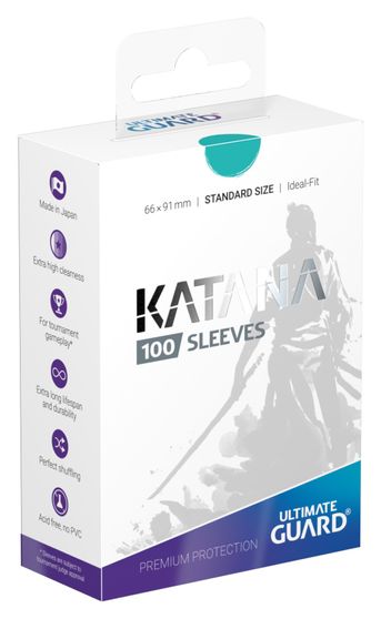 Ultimate Guard - Katana Sleeves - Standard Size - Turquoise