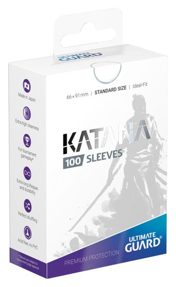 Ultimate Guard - Katana Sleeves - Standard Size - White