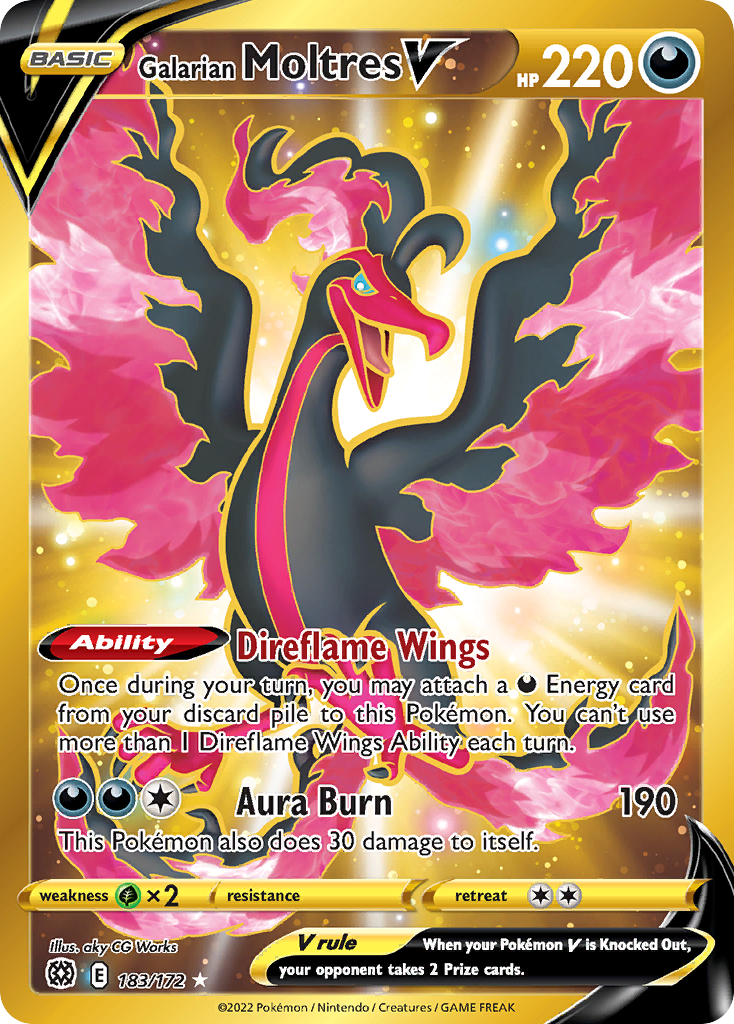 Galarian Moltres V (Secret) - 183/172