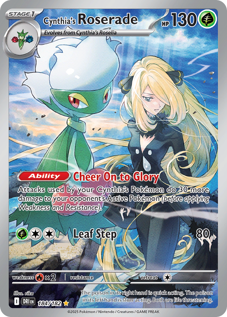 Cynthia's Roserade  - 184/182