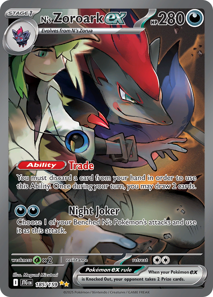N's Zoroark ex  - 185/159