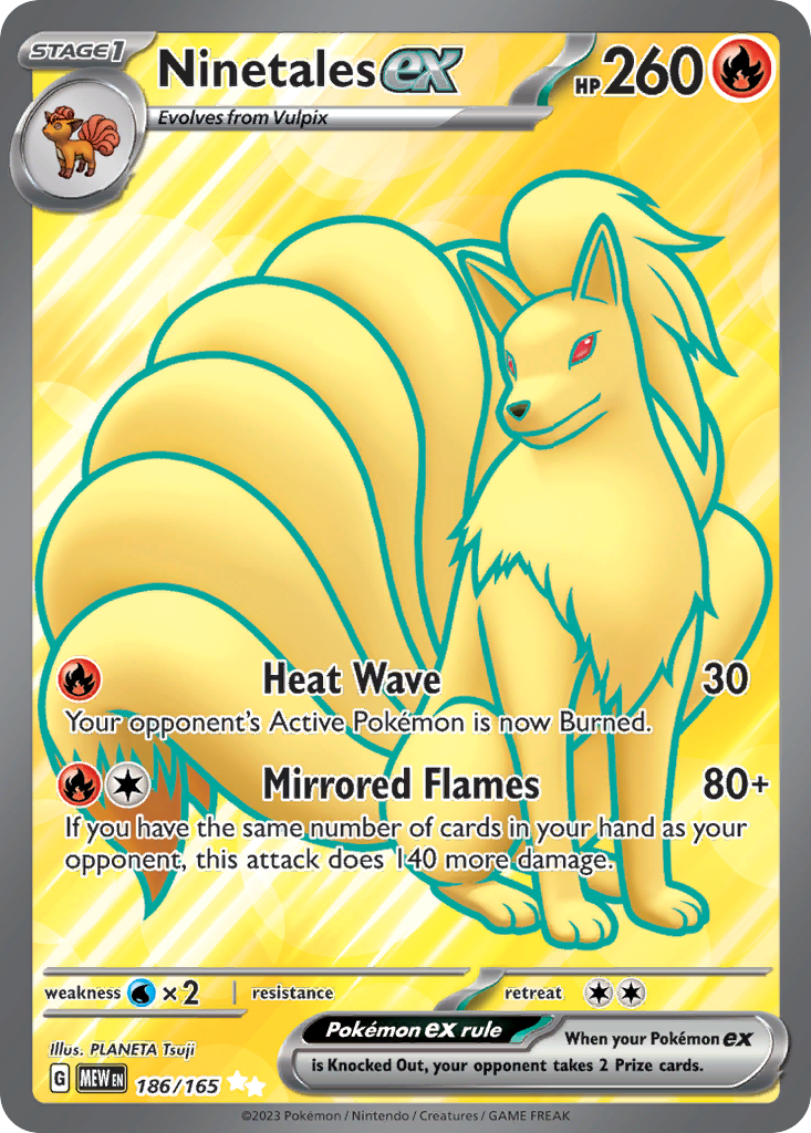 Ninetales ex  - 186/165