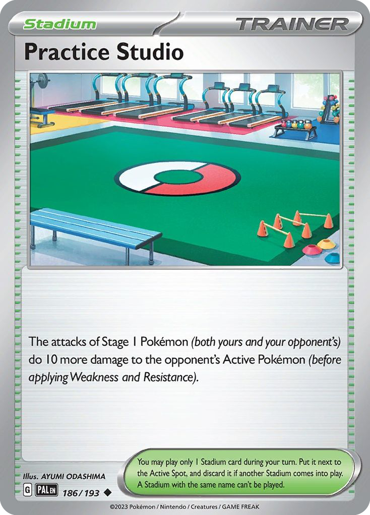 Practice Studio - 186/193 - Reverse Holofoil