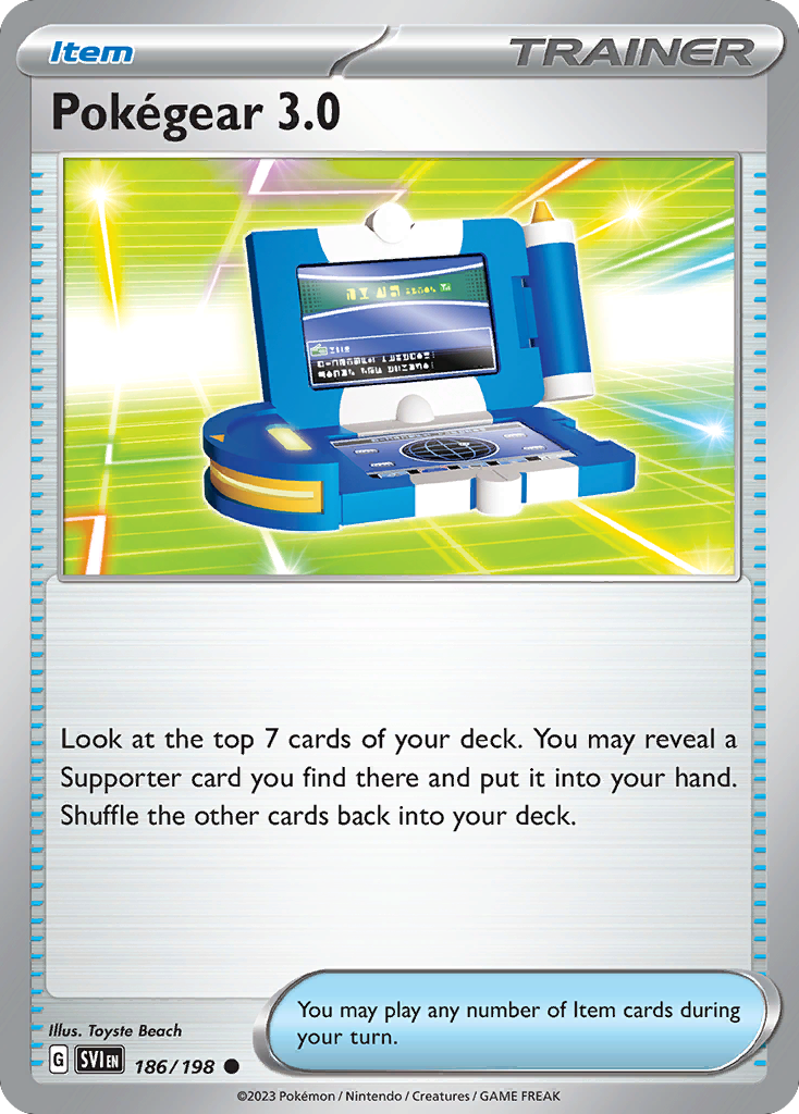 Pokegear 3.0 - 186/198 - Reverse Holofoil