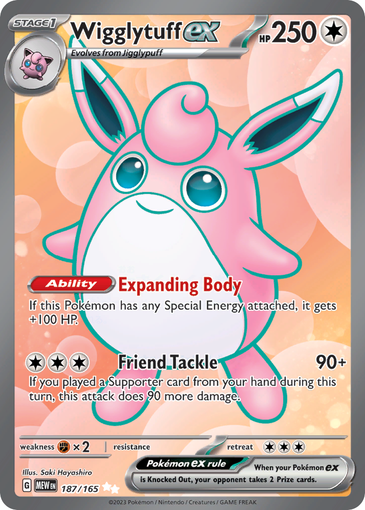 Wigglytuff ex  - 187/165