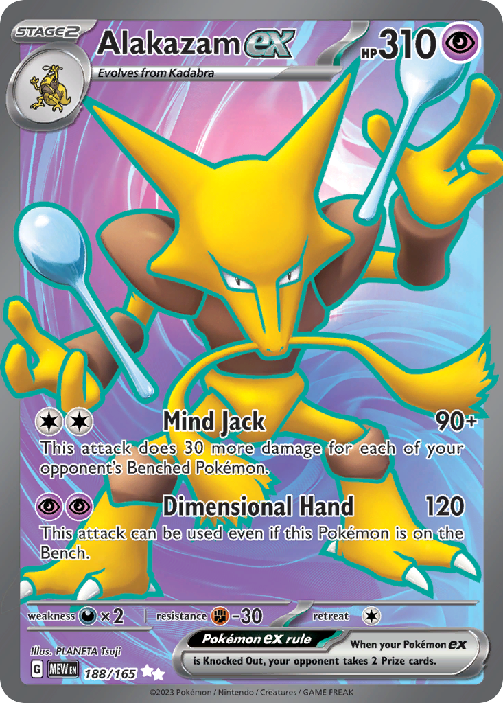 Alakazam ex  - 188/165
