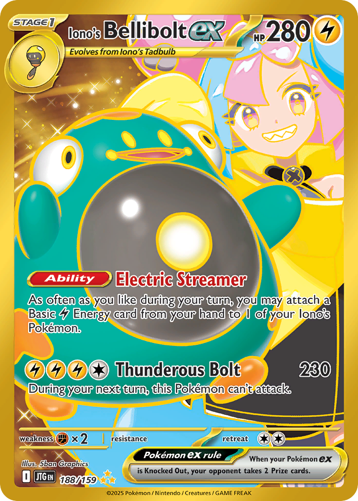 Iono's Bellibolt ex  - 188/159