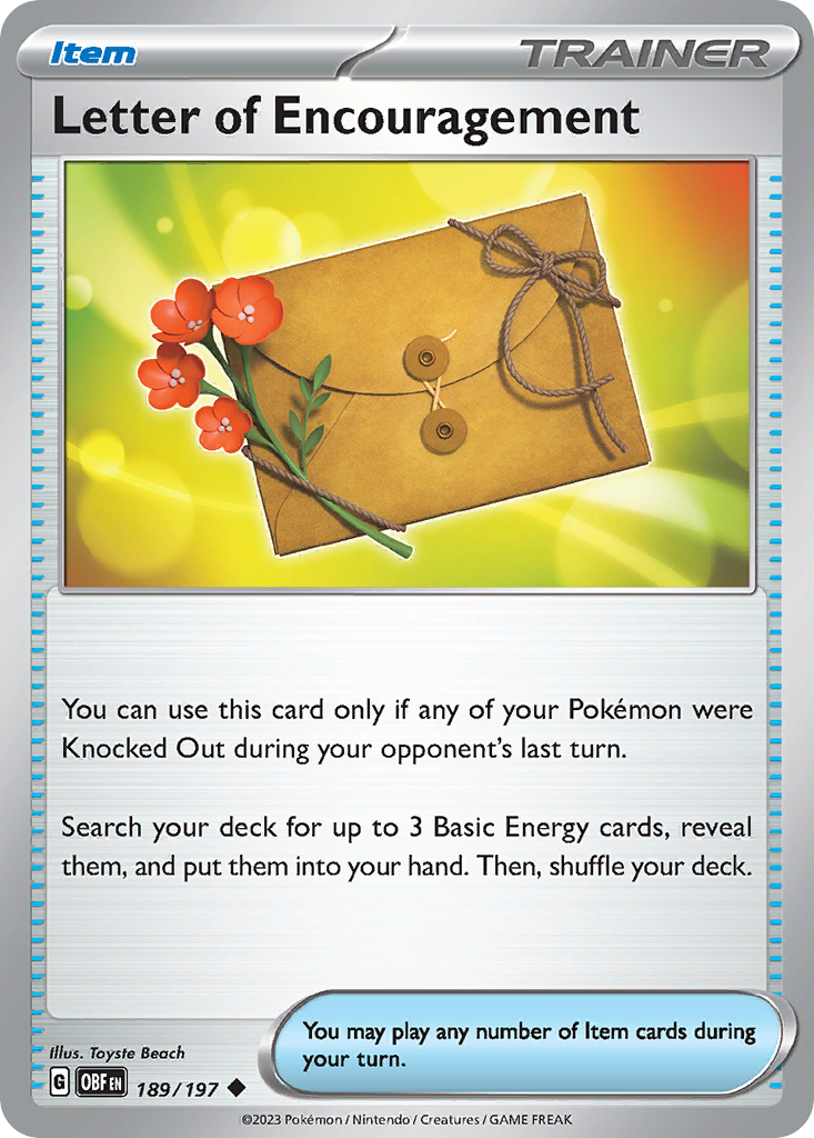 Letter of Encouragement - 189/197 - Reverse Holofoil