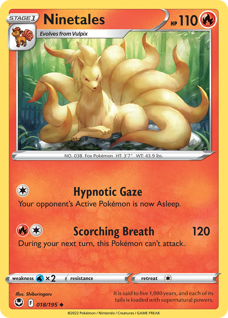 Ninetales - 018/195 - Reverse Holofoil