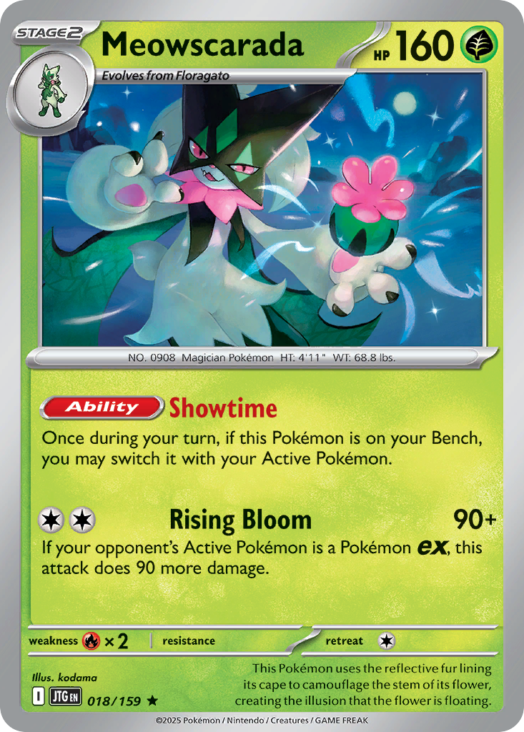 Meowscarada - 018/159 - Reverse Holofoil