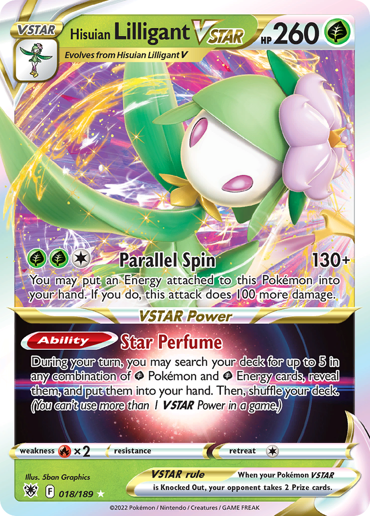 Hisuian Lilligant VSTAR - 018/189