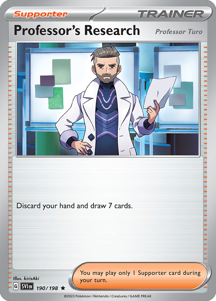 Professor's Research  - 190/198 - Reverse Holofoil