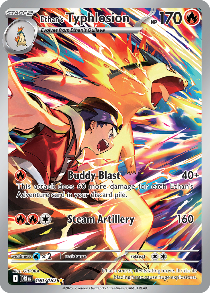 Ethan's Typhlosion  - 190/182