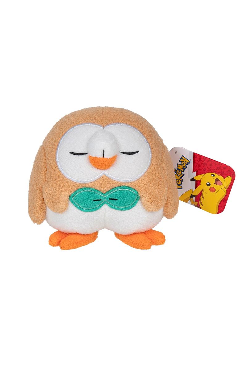 Pokemon Plush - Sleeping Rowlet - 5"