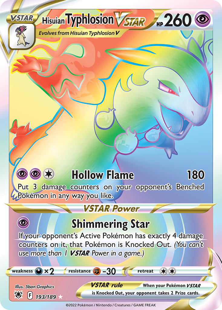 Hisuian Typhlosion VSTAR (Secret) - 193/189