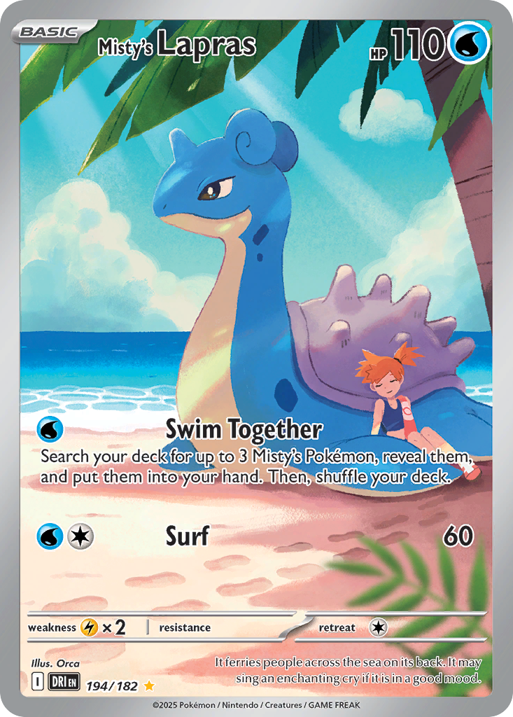 Misty's Lapras  - 194/182