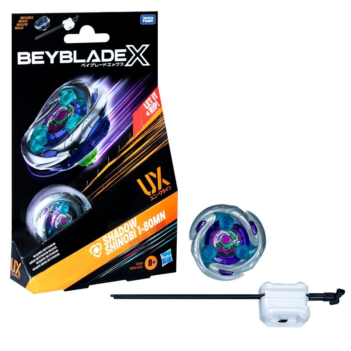 Beyblade: X: Starter Pack - Shadow Shinobi 1-80MN