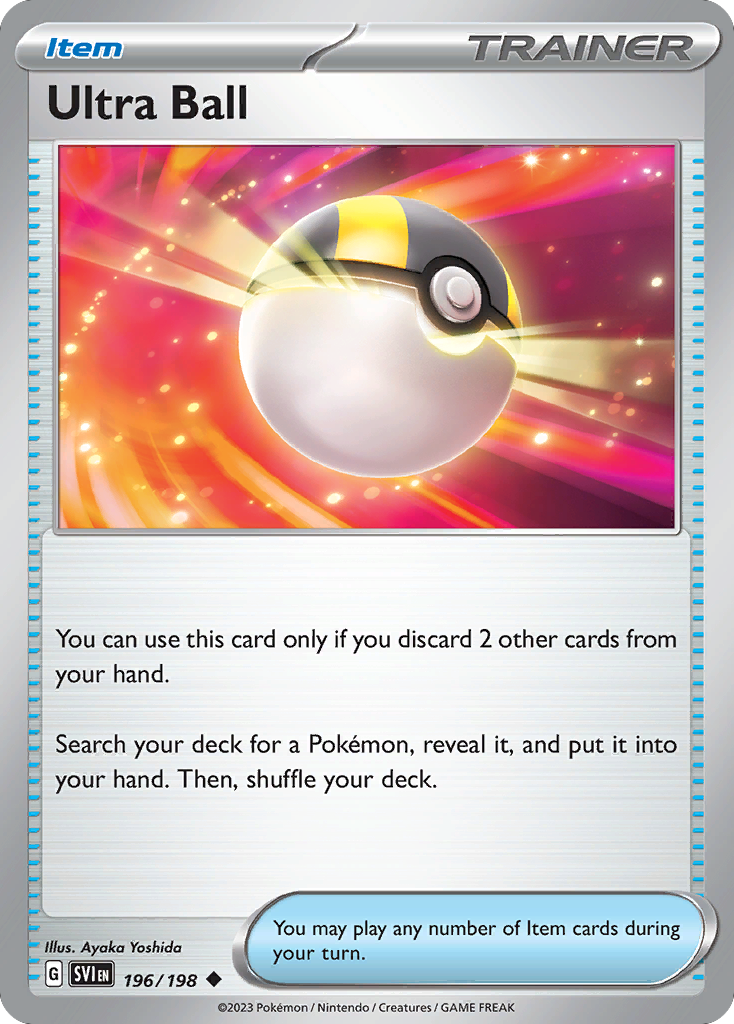 Ultra Ball - 196/198 - Reverse Holofoil