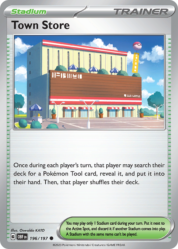 Town Store - 196/197 - Reverse Holofoil