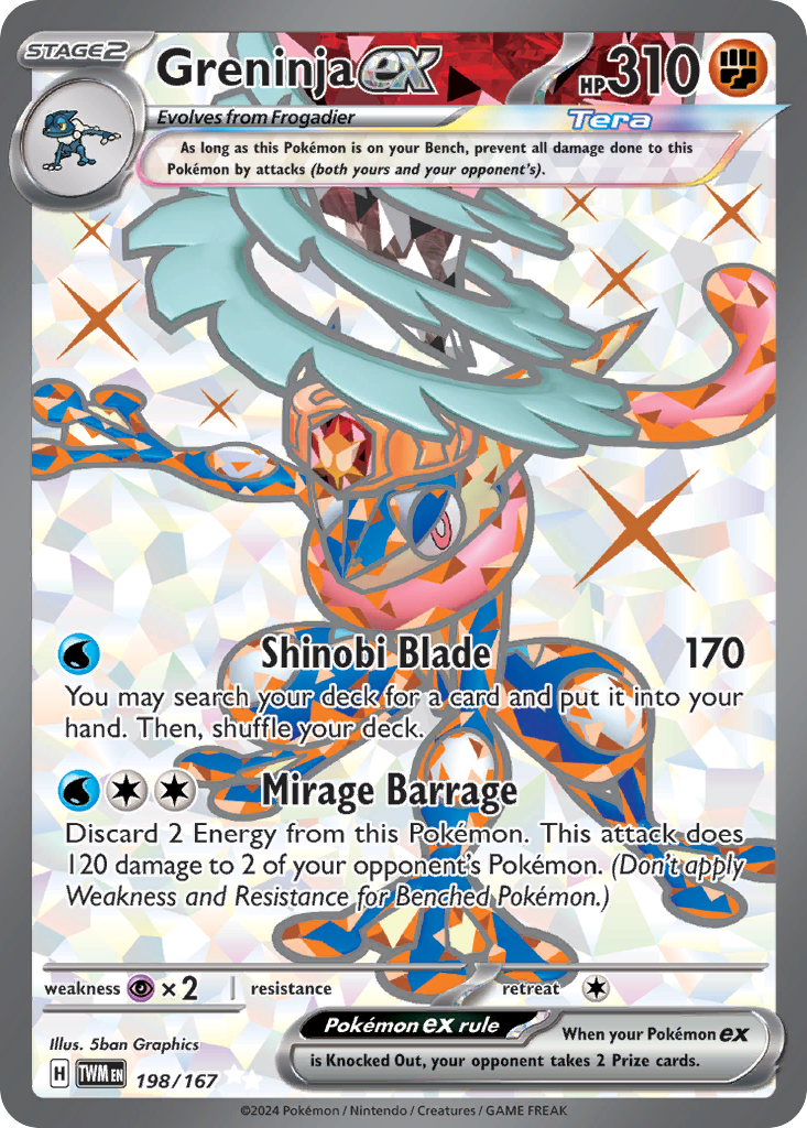 Greninja ex  - 198/167