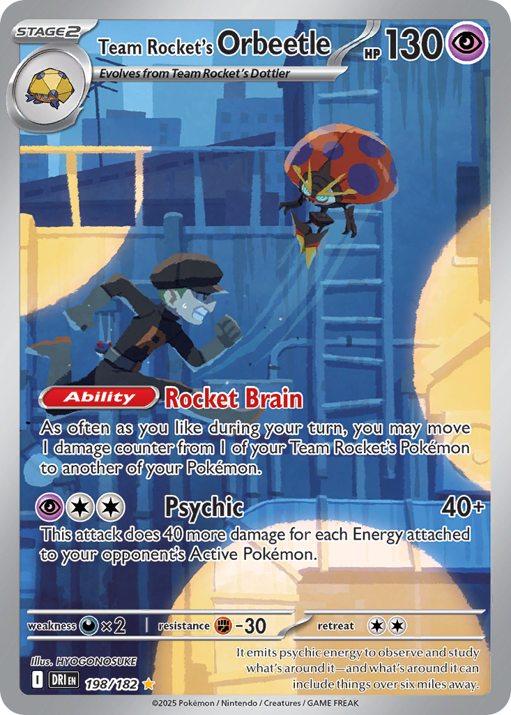 Team Rocket's Orbeetle  - 198/182