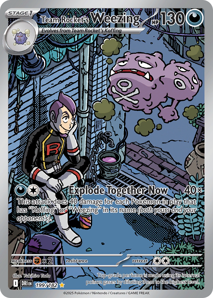 Team Rocket's Weezing  - 199/182