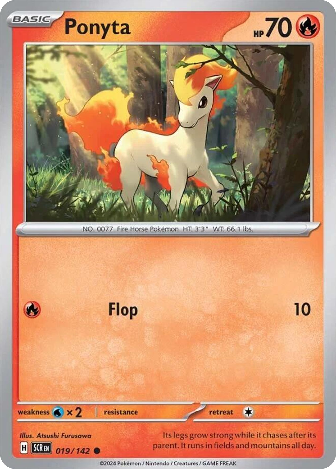 Ponyta - 019/142 - Reverse Holofoil