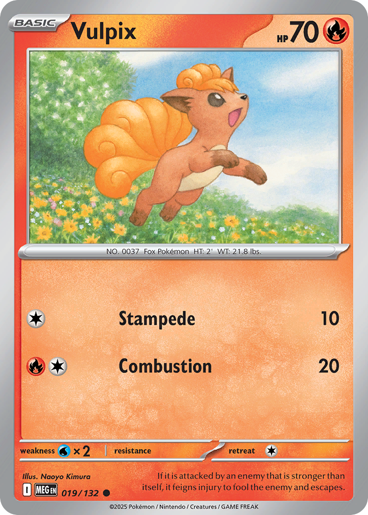Vulpix  - 019/132 - Reverse Holofoil