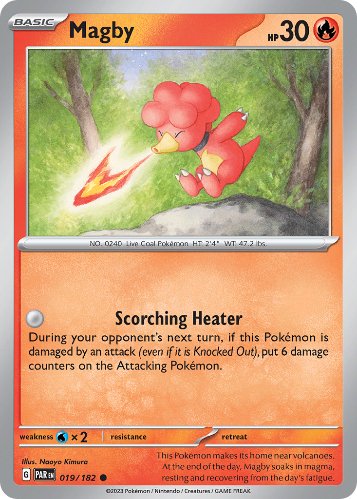 Magby  - 019/182 - Reverse Holofoil