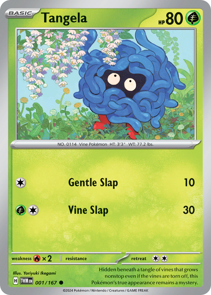 Tangela - 001/167 - Reverse Holofoil