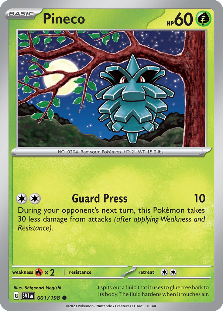 Pineco - 001/198 - Reverse Holofoil
