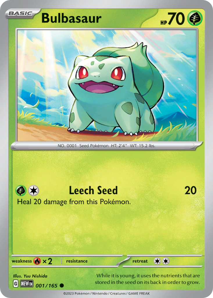 Bulbasaur  - 001/165
