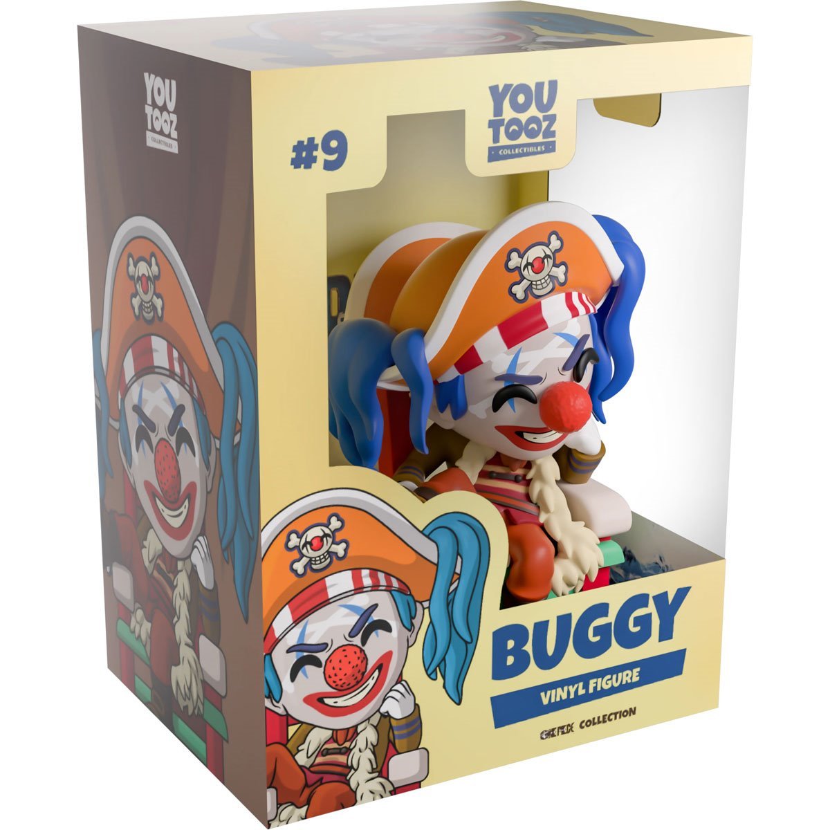 One Piece (Netflix) Collection King Buggy Vinyl Figure #9