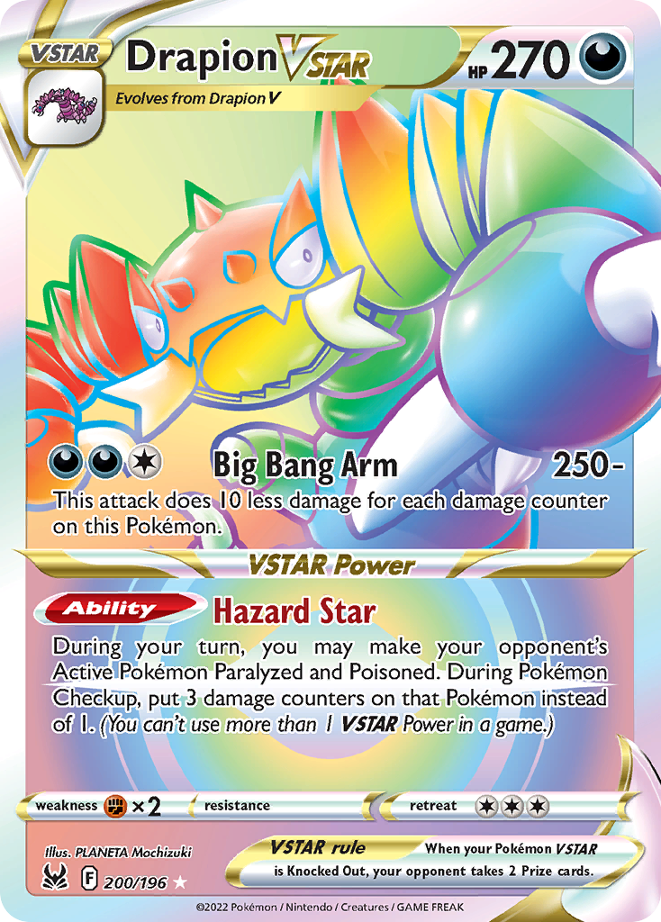 Drapion VSTAR (Secret) - 200/196