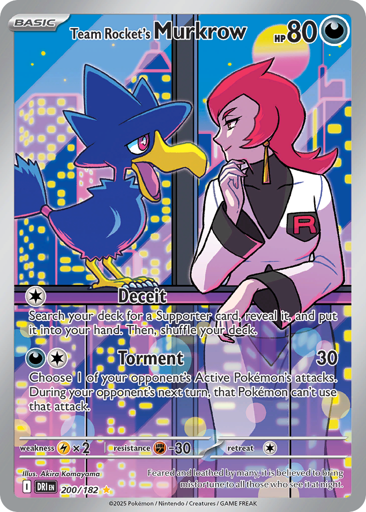 Team Rocket's Murkrow  - 200/182