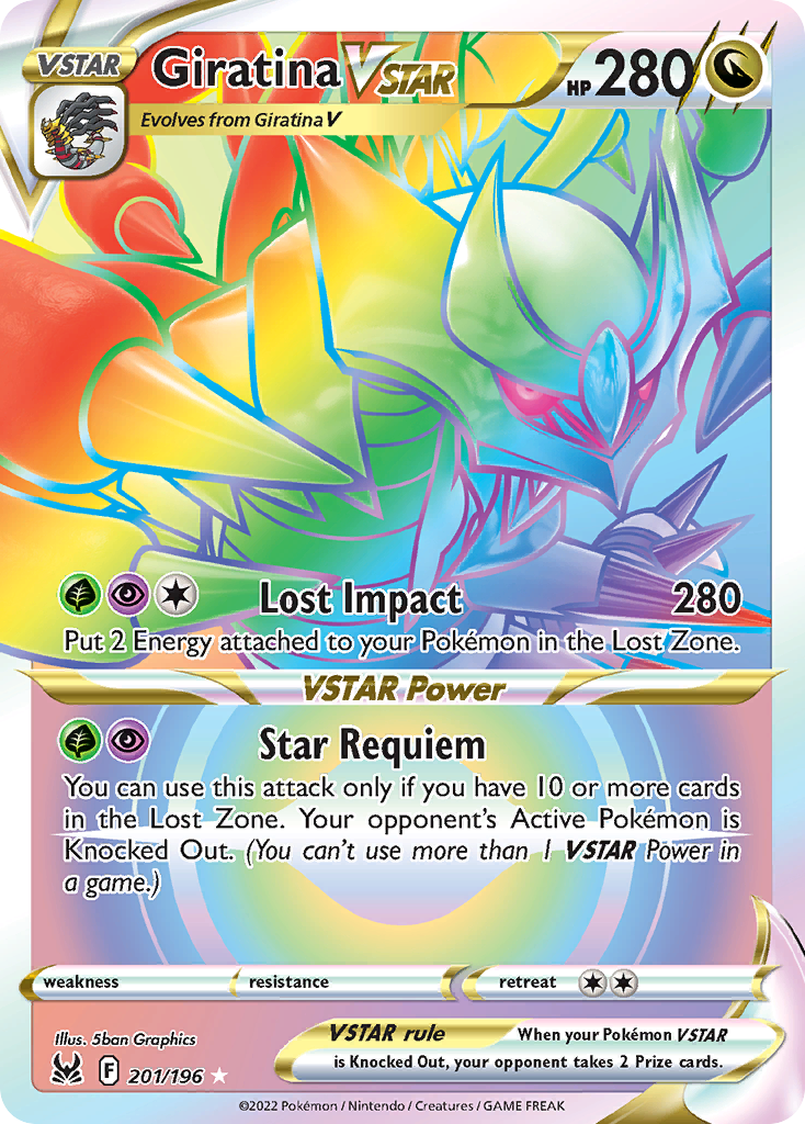 Giratina VSTAR (201) (Secret) - 201/196
