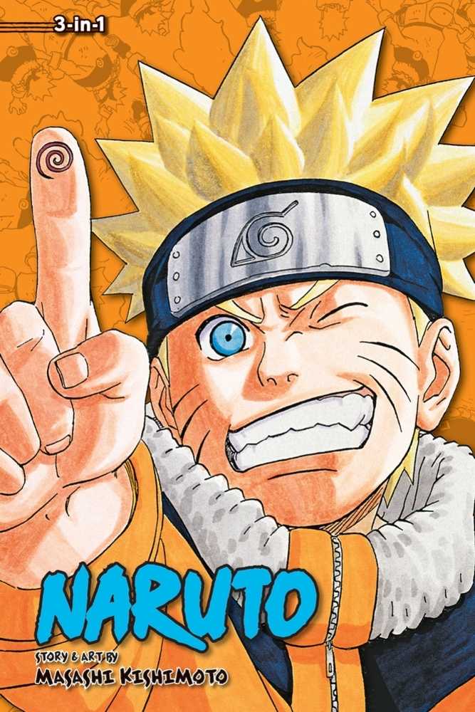 Naruto 3 in 1 TPB Volume 08