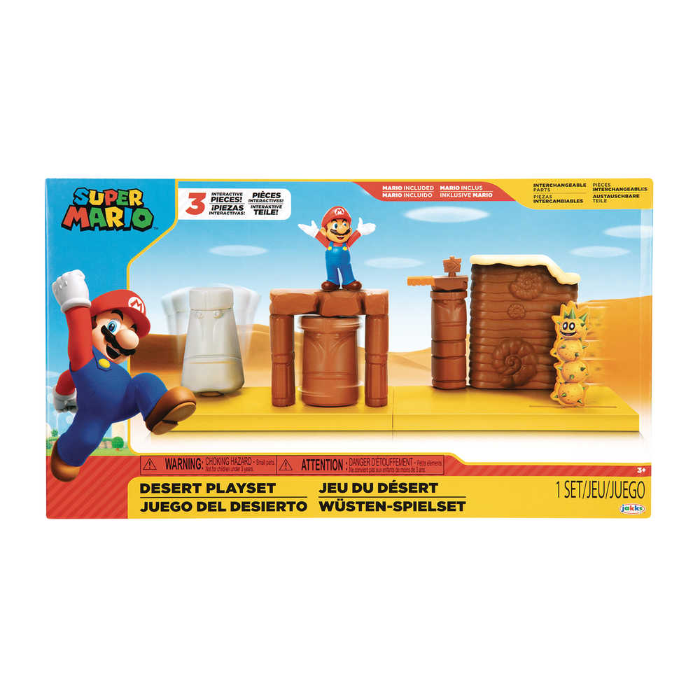 Nintendo Mario 2-1/2in Desert Playset Case