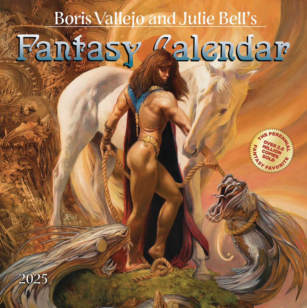 Boris Vallejo Julie Bell Fantasy 2025 Wall Cal