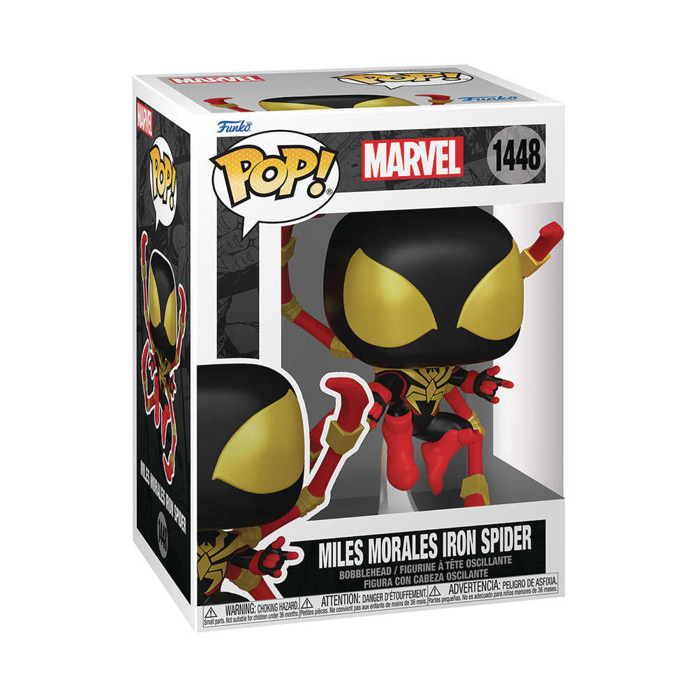 Funko POP! Marvel Spider-Man Comics Miles Morales Iron Spider - Regular or Chase