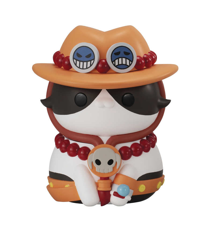 One Piece Nyanto Portgas D Ace Mega Cat Figure