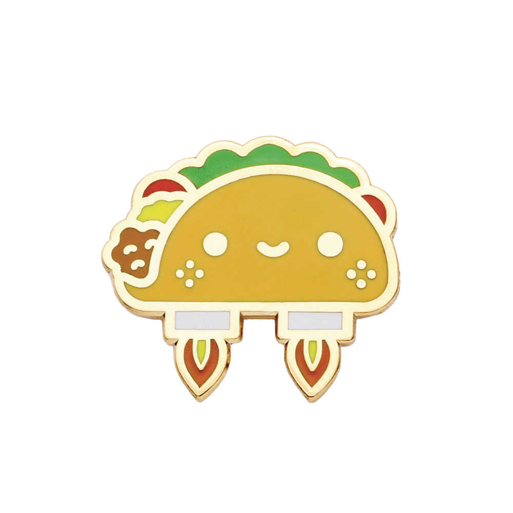 Space Taco 1.25in Enamel Pin