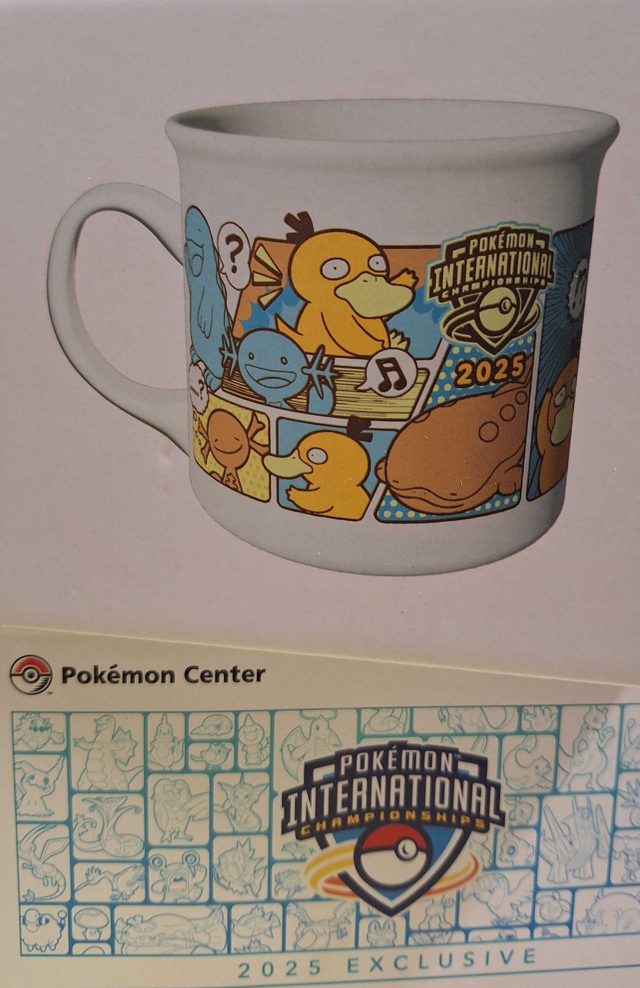 Pokemon Center - Psyduck & Wooper 2025 NAIC Exclusive Mug