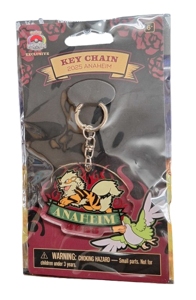 Pokemon World Championships 2025 Anaheim - Arcanine Acrylic Keychain – Rockabilly