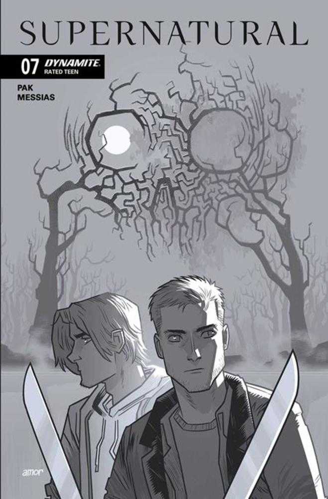 Supernatural #7 Cover J John Amor Line Art Variant