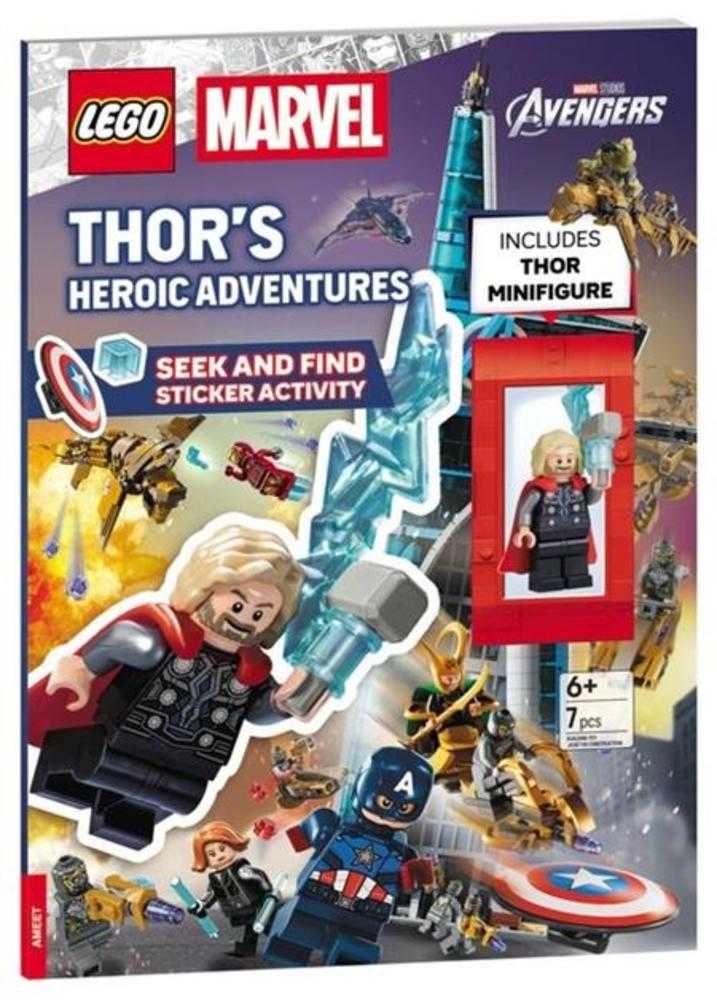 Lego Marvel Thors Heroic Adventures Seek And Find Sticker Activity Book TPB