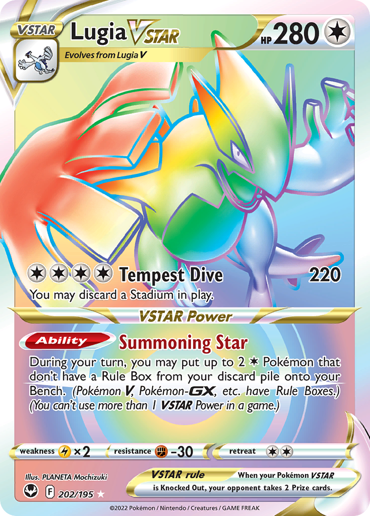 Lugia VSTAR (Secret) (202) - 202/195